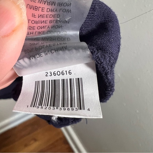 Riley & Rae Blouse Navy Blue Clip Dot L - Picture 11 of 11